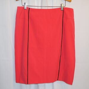 New York & Co Size Medium Red Skirt, knee length, fully lined, zipper